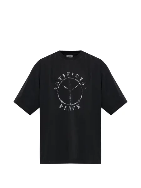 Tricou Vetements cu imagine negru