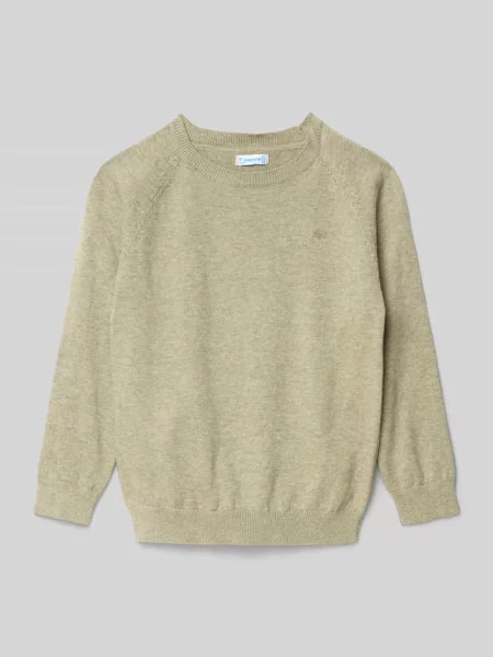 Sweter z dzianiny z prążkowanymi wykończeniami Mayoral