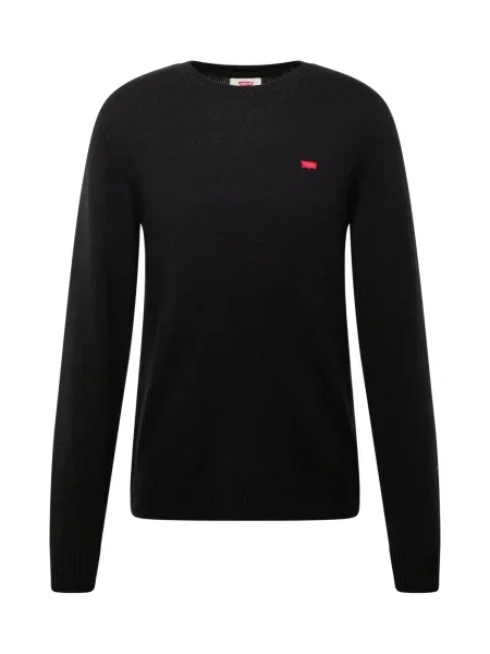 LEVI'S Pulover živo rdeča črna
