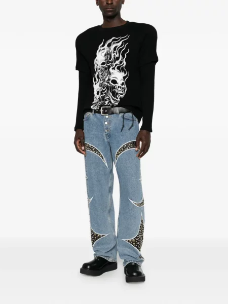 Hanorac Thug Club cu imagine negru