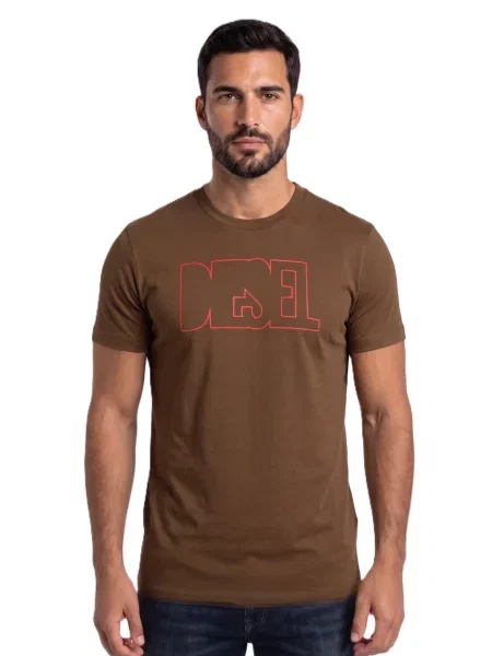 Tricou Diesel maro