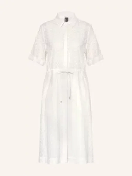 Marc Cain Sukienka Koszulowa weiss biała