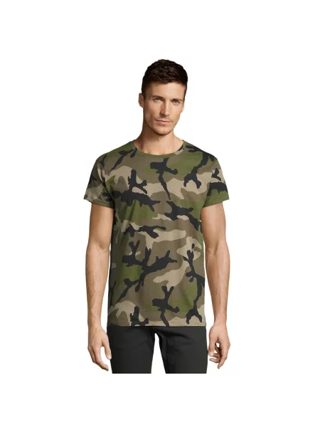 Koszulka Camo zielona