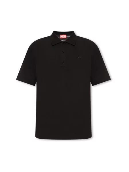 Koszulka polo Diesel czarna