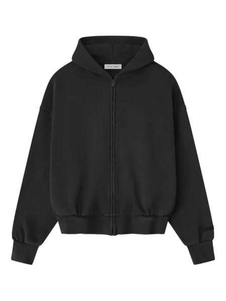 Hanorac cu glugă Fear Of God Essentials clasic negru