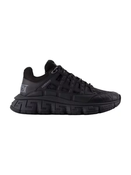 Sneakersy Versace Trigreca żakardowe czarne