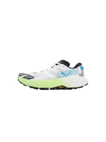 HOKA Běžecká obuv SPEEDGOAT 7 aqua modrá / světle šedá offwhite černá