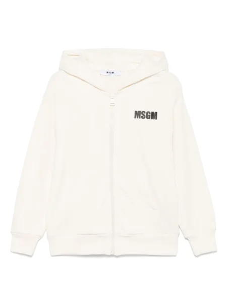 Bluza z kapturem dziecięca Msgm biała