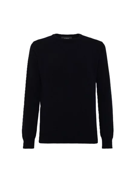 Sweter Alpha Studio wełniany czarny