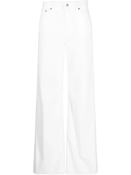 Blugi evazați Dondup alb