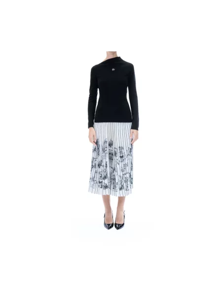 Sweter Karl Lagerfeld elegancki czarny