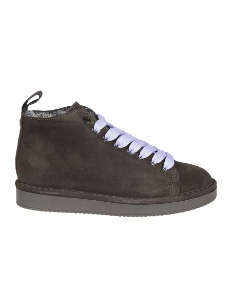 Sneakersy Panchic zamszowe brązowe
