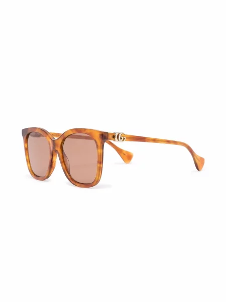 Sluneční brýle Gucci Eyewear hnědé