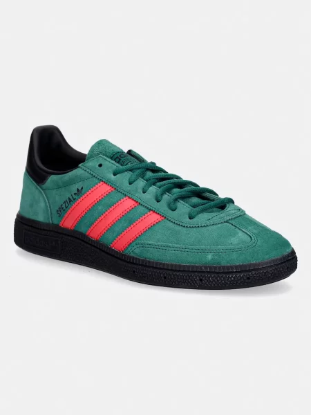 Adidas Originals sneakers din piele întoarsă Handball Spezial verde