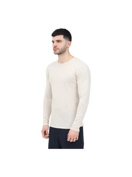 Sweter z dzianiny z okrągłym dekoltem model ‘Rome’ Selected Homme beżowy
