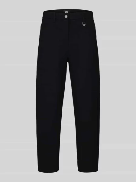 Proste spodnie z szlufkami model Baggy Smart' Mac czarne