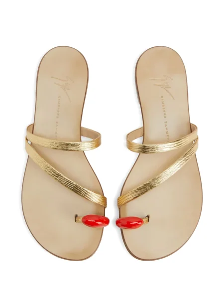Inel Giuseppe Zanotti din piele auriu