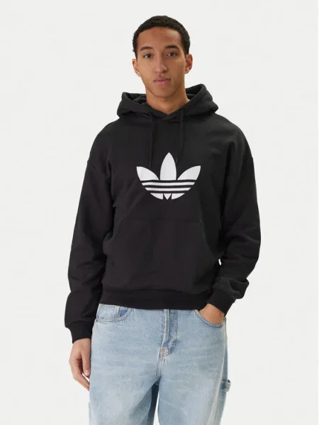 Adidas Pulóver adicolor Trefoil fekete