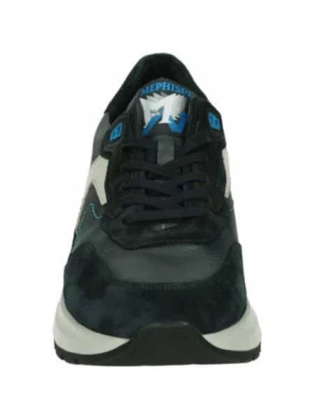 Sneakersy Mephisto zamszowe niebieskie