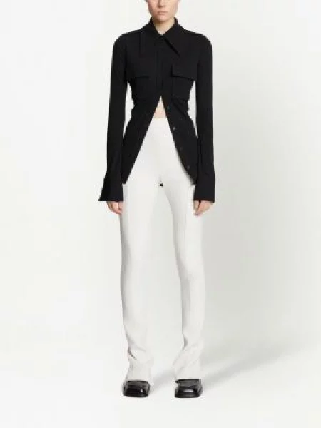 Krepo kelnės Proenza Schouler balta