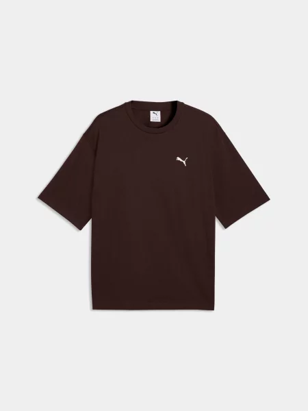 Футболка PUMA Ess Boxy Tee комбінований верх коричневий