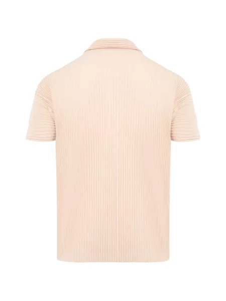 С яка поло тениска Homme Plissé Issey Miyake розово