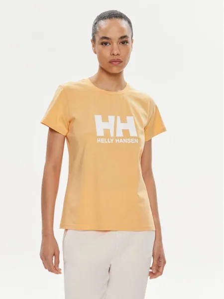 Dámske tričko Helly Hansen Logo miami peach oranžová