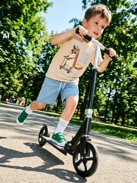 Sinsay trička s potiskem 2 ks béžová