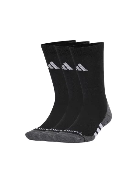 ADIDAS PERFORMANCE Sportske čarape Performance Grip CLIMACOOL Cushioned Crew 3 Pairs siva melange bijela crna