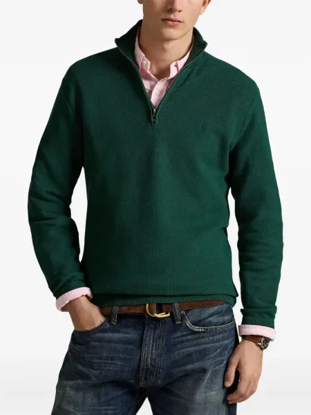 Ριγέ polo Polo Ralph Lauren με κουκούλα με αυτόγραφο λευκό