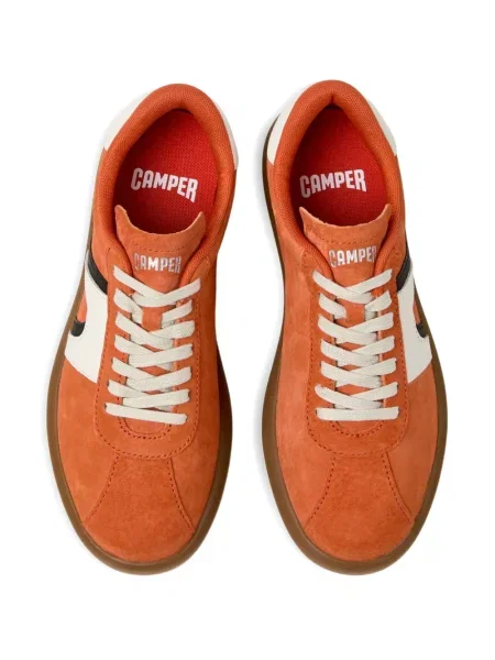 Sneakerși Camper din piele portocaliu
