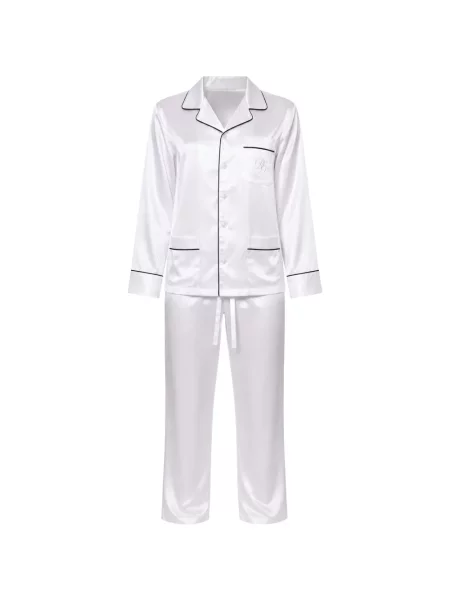 Lung pijamale Dolce & Gabbana alb
