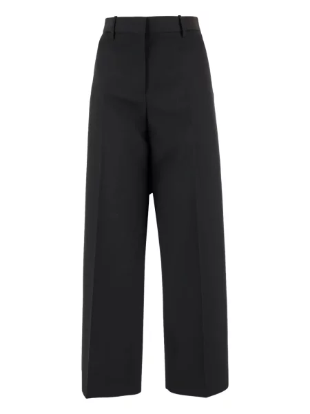 Pantaloni Jil Sander de lână negru