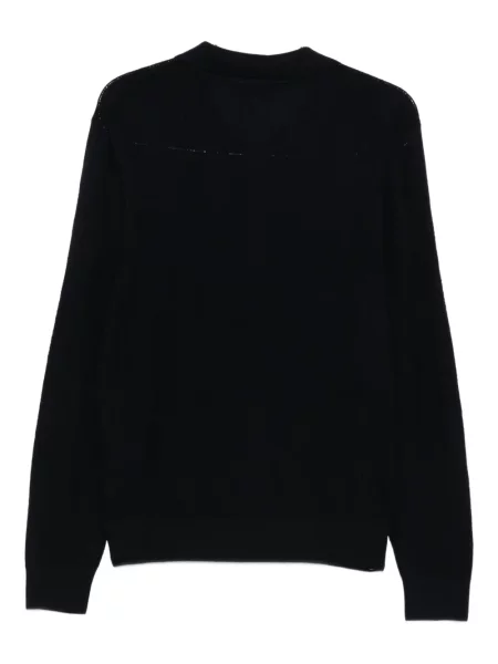 Polo Boglioli de lână negru
