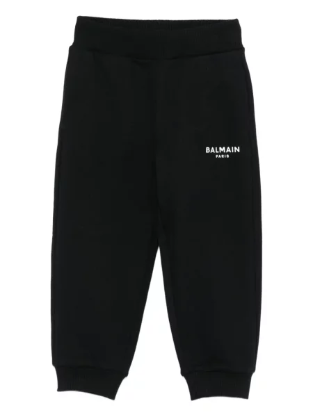 Spodnie dziecięce Balmain czarne