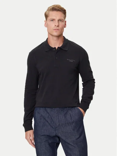 Marc O'Polo Denim Tricou polo negru
