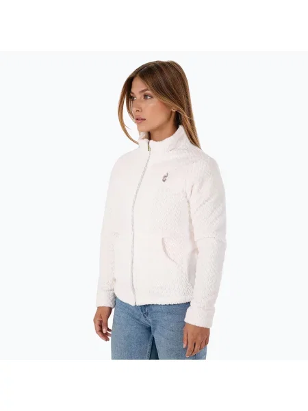 Bluză pentru femei Aulp Becco Coral Fleece blanc