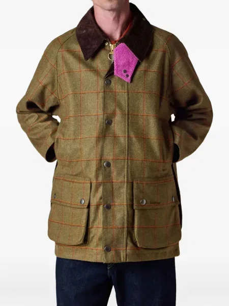Geacă Paul Smith în carouri verde