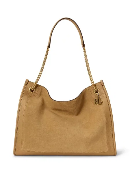 Lauren Ralph Lauren Τσάντα ώμου BRDLY καμηλό καφέ
