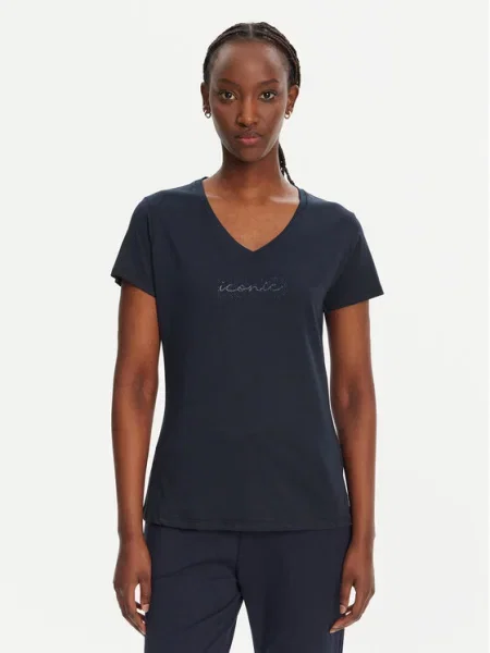 Тениска Liu Jo Sport тъмносиньо