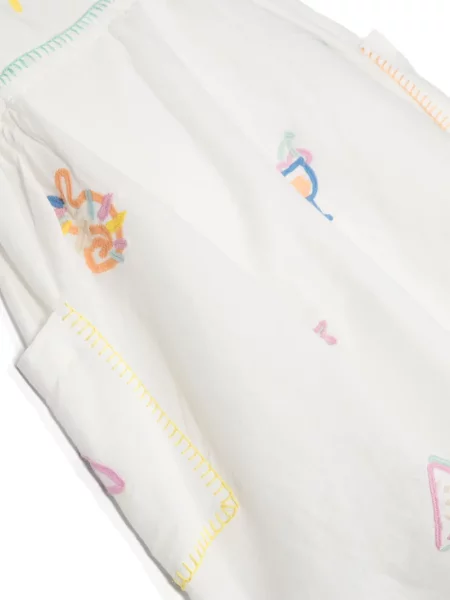 Sukienka mini dziecięca Stella Mccartney biała