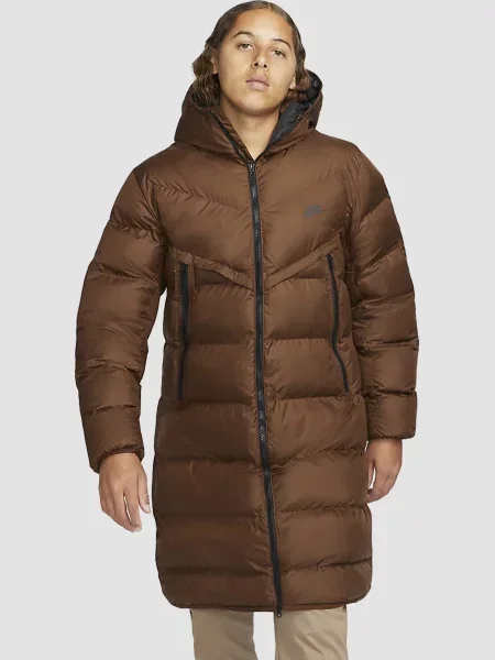 Пуховик NIKE Storm-Fit Windrunner коричневий