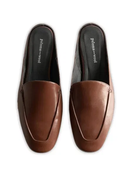 Pantofi loafer Paloma Wool din piele maro