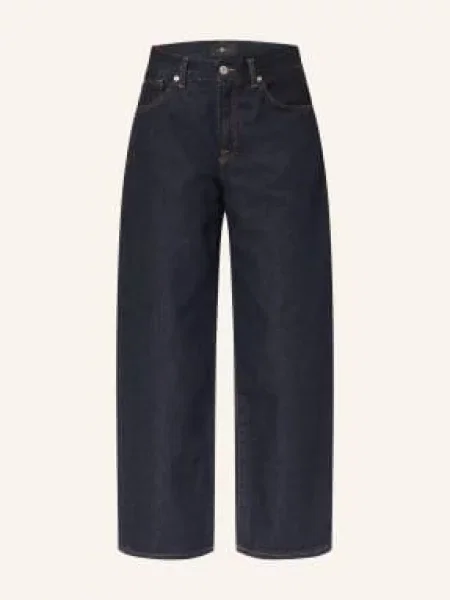 7 For All Mankind Barrel Džíny Bonnie iron blue modré