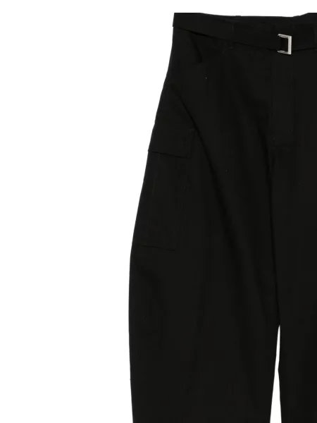 Cu centură pantaloni cargo Sacai negru