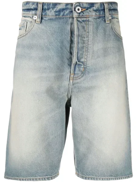 Pantaloni scurți din denim Kenzo albastru