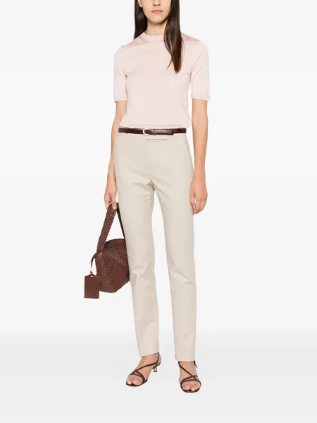 Scurt tricou Max Mara tricotate roz