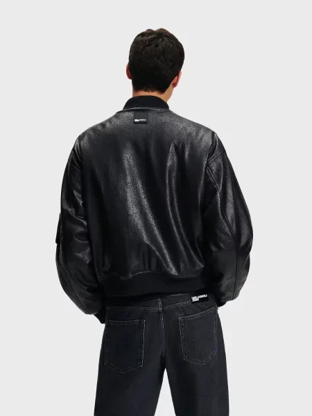 Демісезонна куртка Karl Lagerfeld Jeans чорний