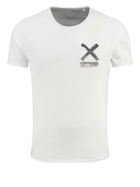 Key Largo Tricou alb