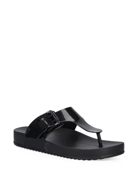 Șlapi Melissa cu cataramă negru